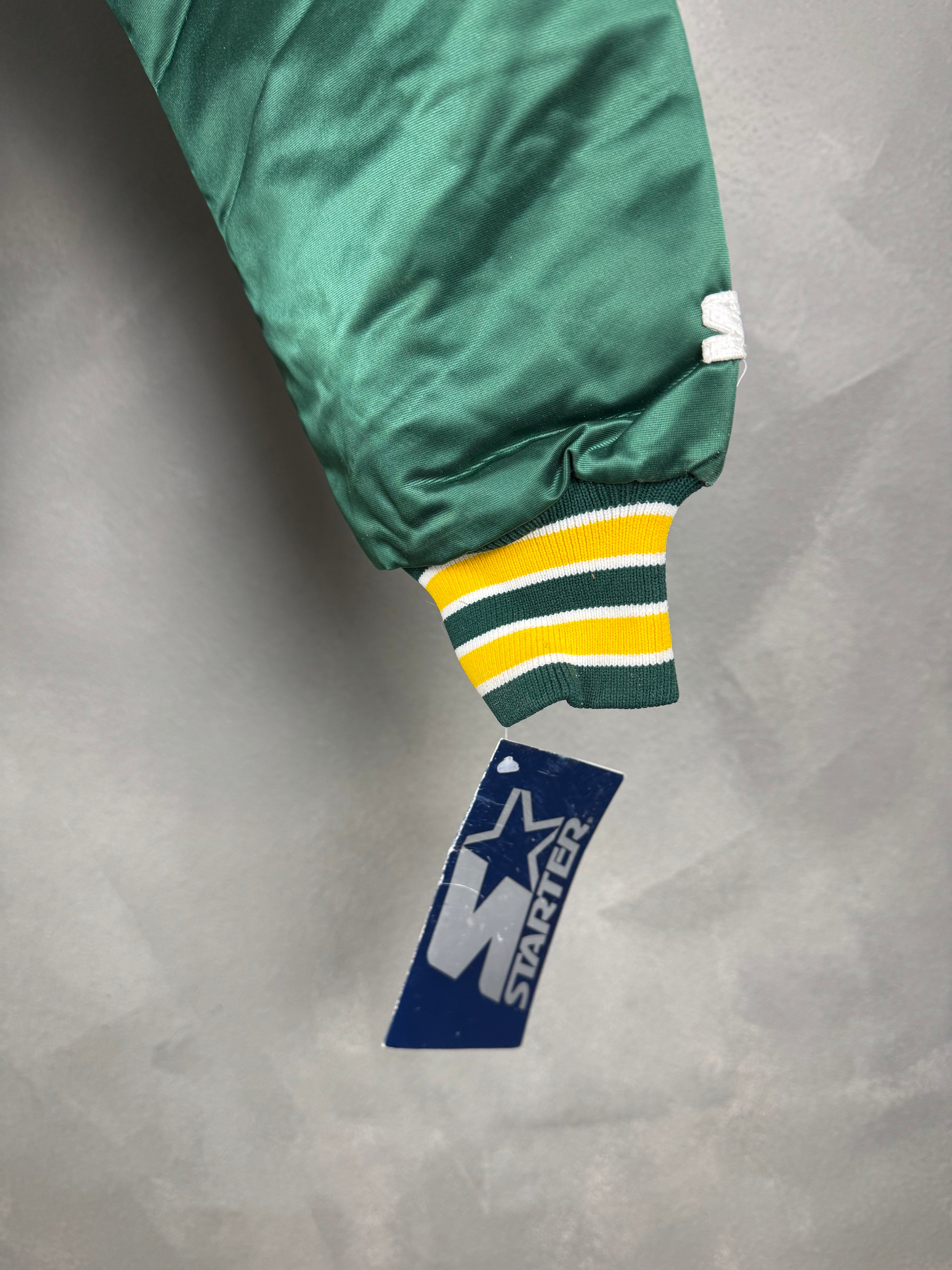 Oakland A's NWT Satin Jacket - Small