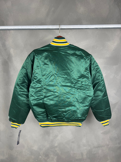Oakland A's NWT Satin Jacket - Small