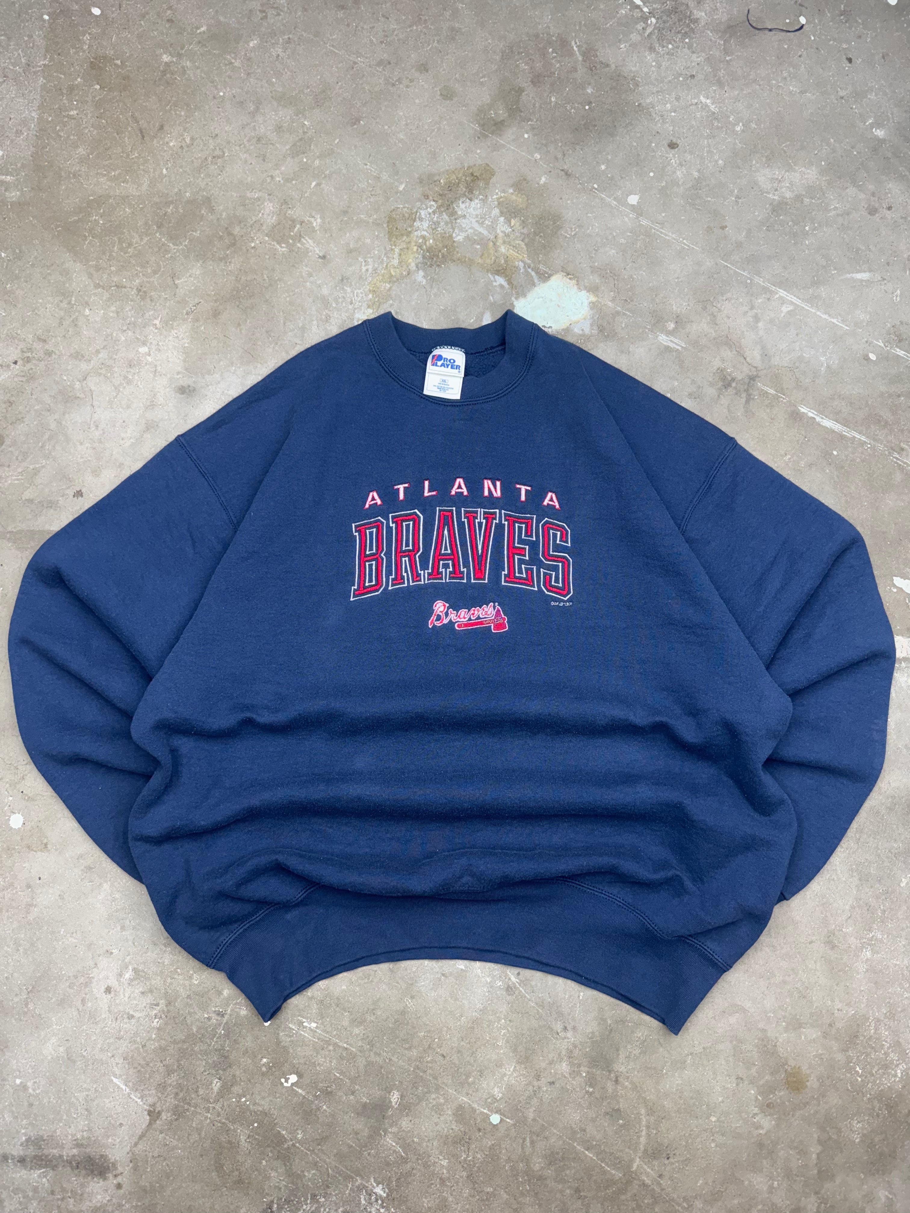 Vintage 1999 Atlanta Braves Crewneck Sweater- 2XL