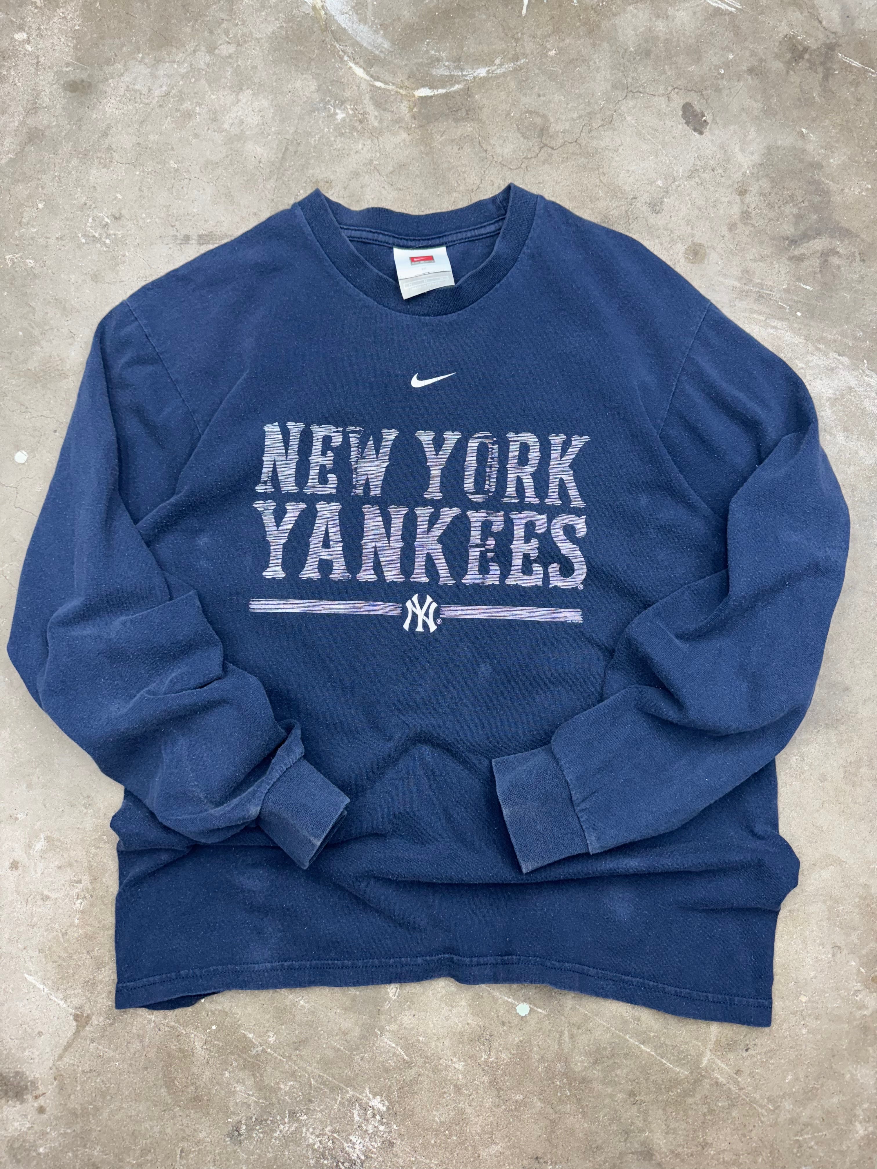 Vintage New York Yankees Longsleeve T-Shirt- Medium